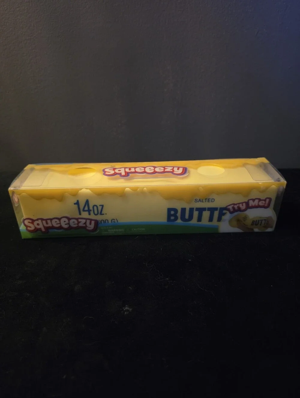 Sunny Days Squeeezy Jumbo Salted Butter Squishy Toy 14oz